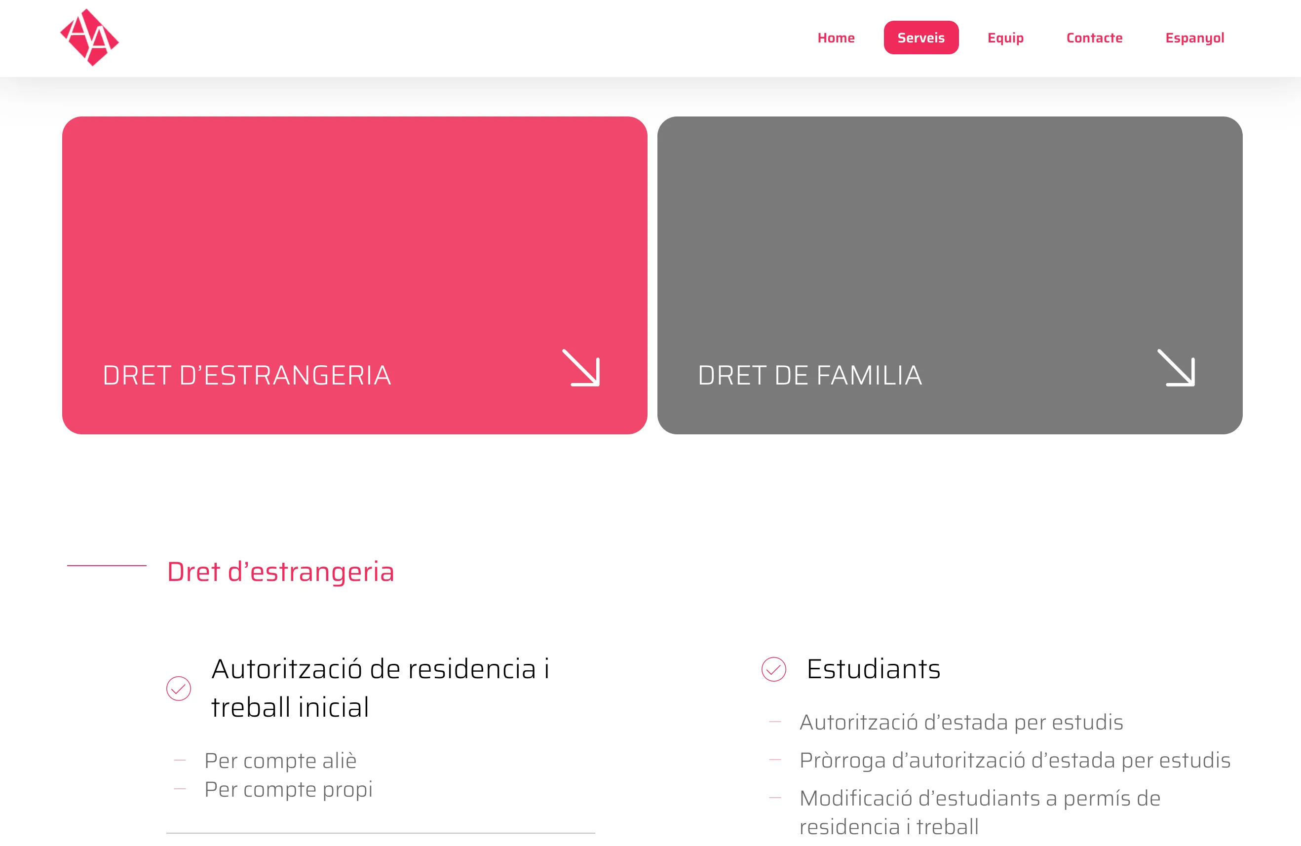 Dret d’estrangeria, nacionalitat i família Dret d’estrangeria, nacionalitat i família
