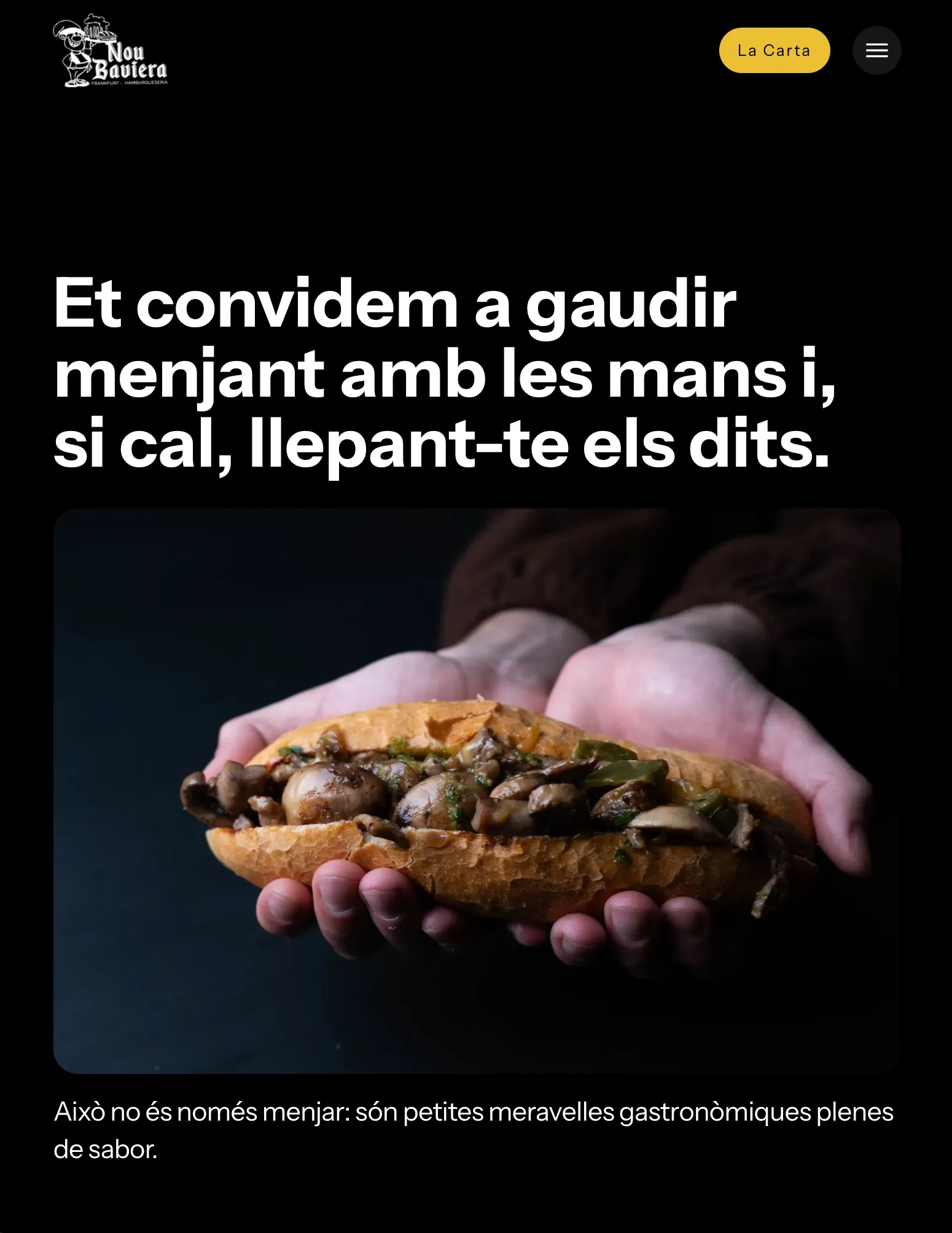 Nou Baviera – Hamburgueses i frànkfurts de qualitat al cor de Vic
